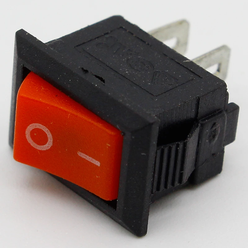 10pcs/lot RED 10*15mm SPST 2PIN ON/OFF G125 Boat Rocker Switch 3A/250V Car Dash Dashboard Truck RV ATV Home