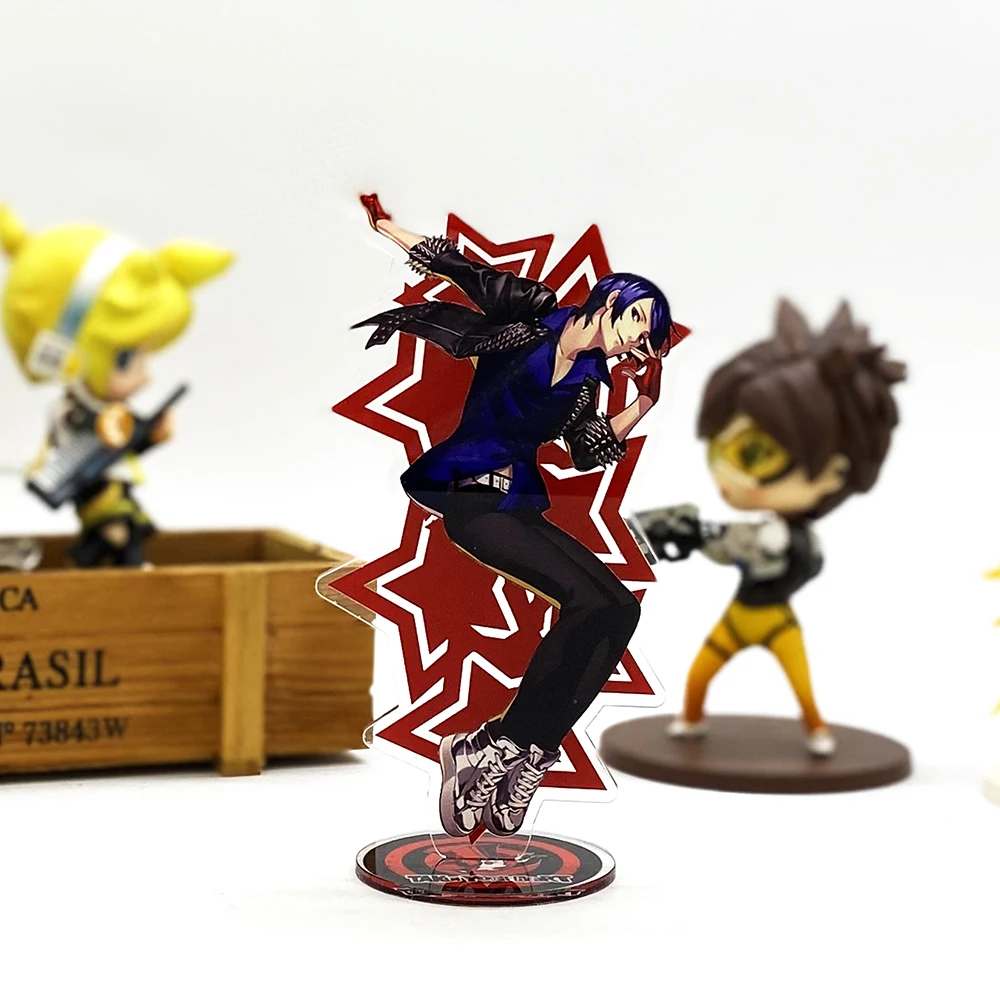 Persona5 P5 bohater Ryuji Anne Yusuke Haru Morgana japoński akrylowe figurki standee dekoracja biurka ozdoba na wierzch tortu