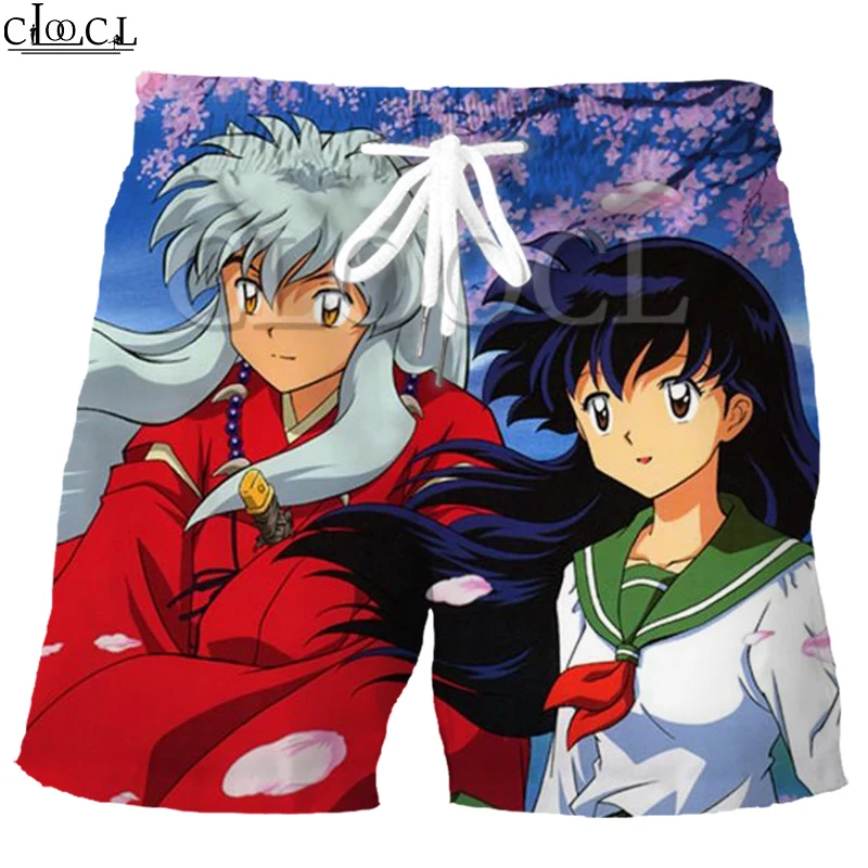 

CLOOCL Japanese Anime Inuyasha Men's Shorts 3D Printed 2021 New Summer Leisure Sport Hip Hop Harajuku Style Fashion Wild