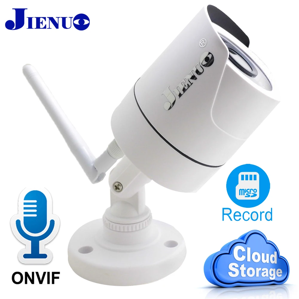 

JIENUO HD IP Camera Wireless HD Audio Cctv Security Outdoor Waterproof High Definition Surveillance Wifi Cloud Storage Home Cam