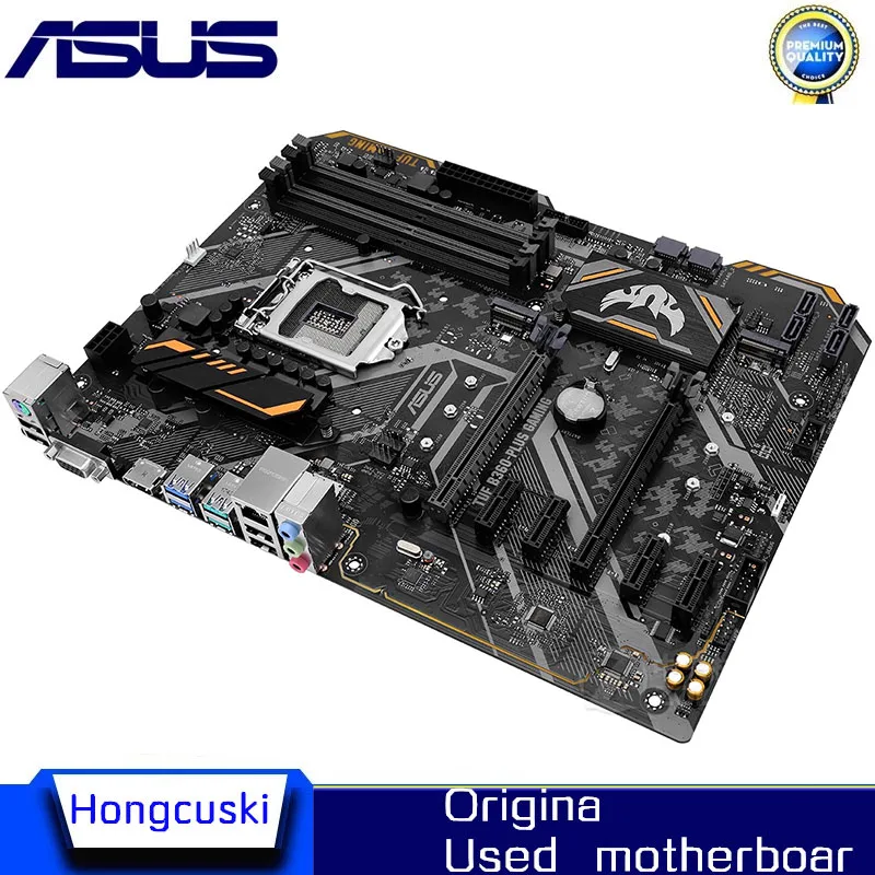 Imagem -06 - para Asus Tuf B360-plus Jogo Usado Original Placa-mãe Soquete Lga 1151 Ddr4 B360 Desktop Placa-mãe