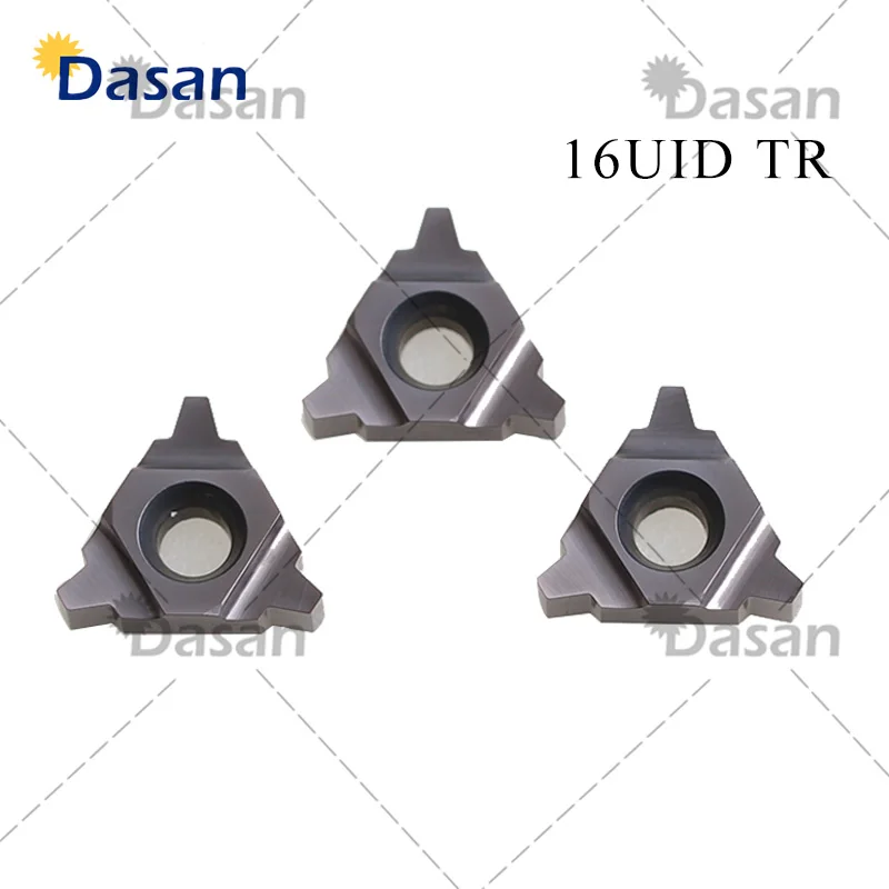 10PCS 16UID GER 4.0TR  5TR 6 TR 5ACME 11UID 2.0TR 3.0TR 4TR Carbide Threading Inserts Original U Thread Blade Lathe Cutter Tool