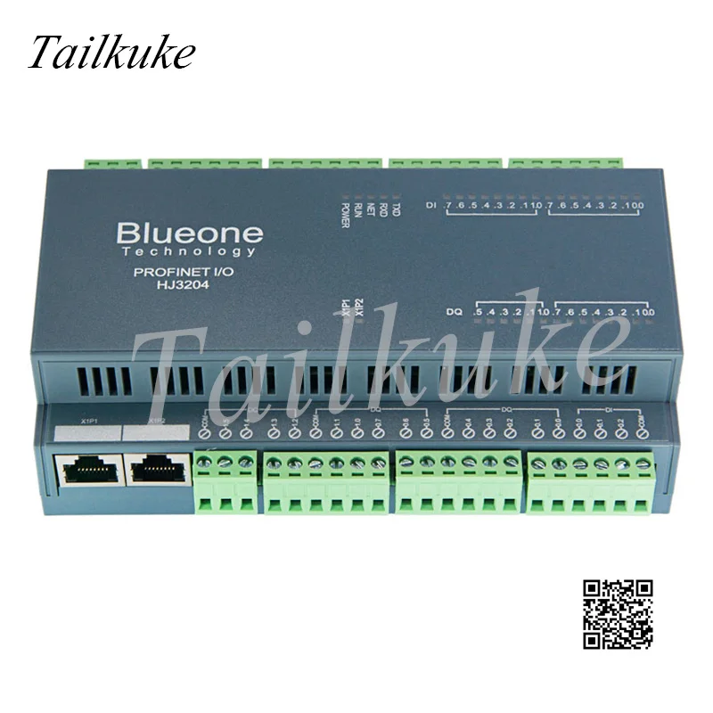 Profinet Remote Distributed IO Module IO 16DI 14DO 4AI RTU to PN Gateway GSD