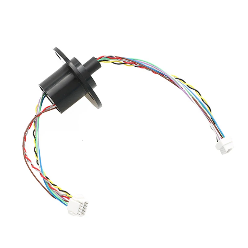 1PC 2A 10 Channels Wires Capsule Slip Ring Cap Slipring Rotary Conductive Joint Connector Electric Collect Ring for DIY RC Drone