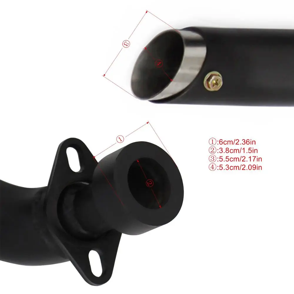 For Yamaha Virago XV700 XV 750 XV 1100 /S All Years Motorcycle Staggered Shortshots Exhaust Muffler Pipe Removable Silencers