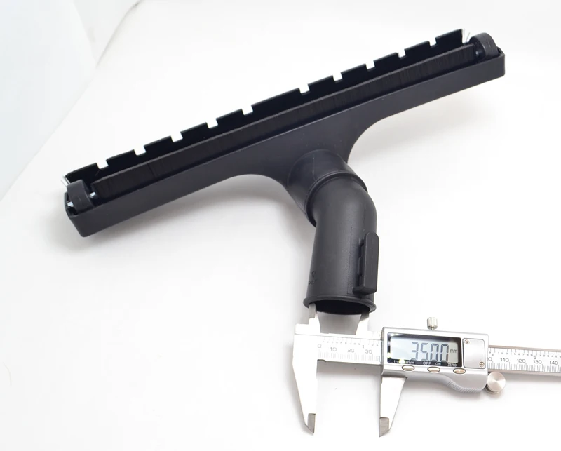 Щетка-стеклоочиститель для пылесоса, полипропиленовый мех, для пола, с колесом, внутренний диаметр интерфейса 32/35 мм