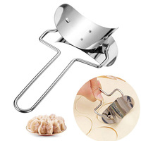 Stainless Steel Large Dumpling Skin Dough Circle Roller Machine Cutters Home Baking Maker Kitchen Pie Pizza Pastry Rolling Tools