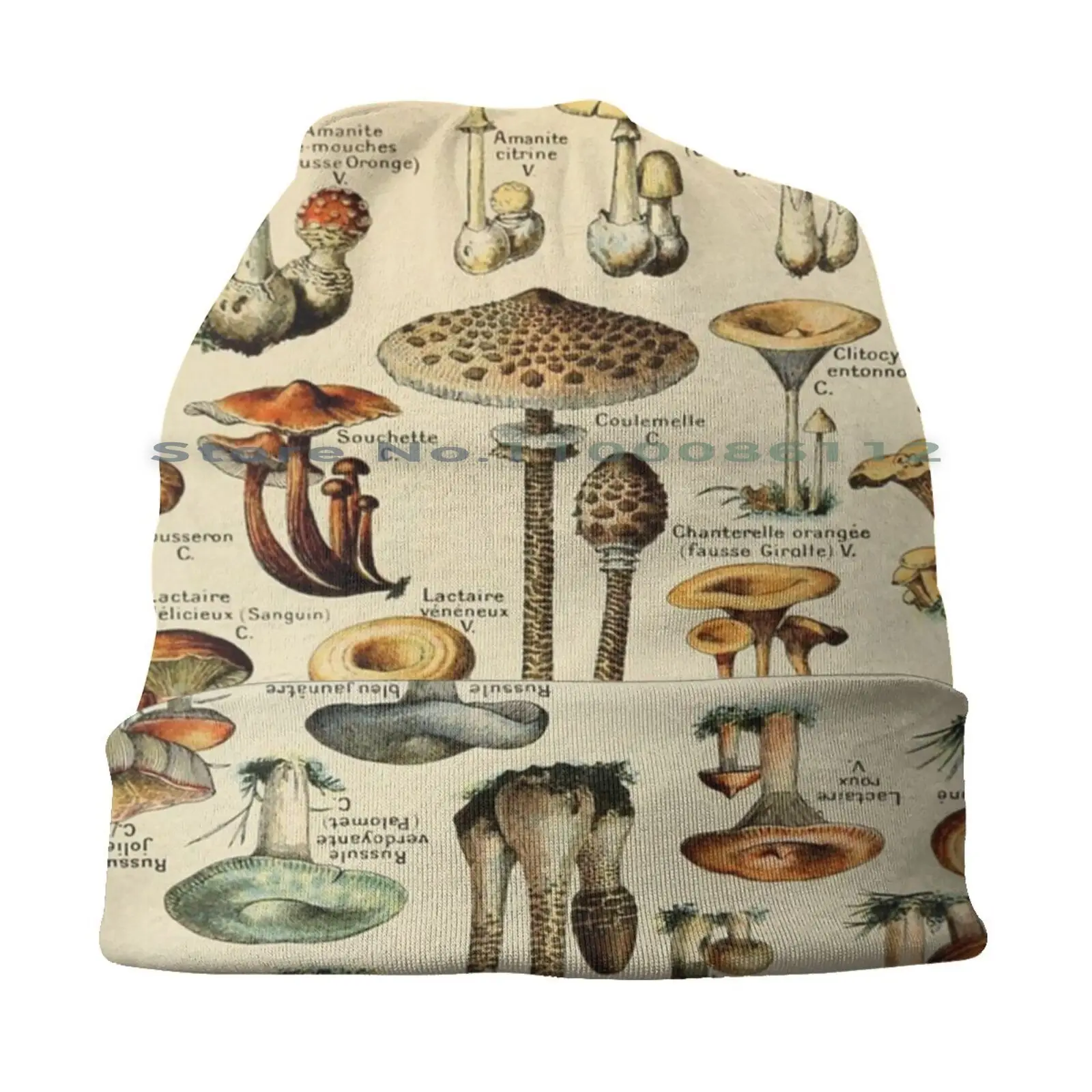 Magical Mushrooms Bucket Hat Sun Cap Magic Mushrooms Champignons Forest Outdoors Cabin Nature Food Old Retro Mushroom Mask