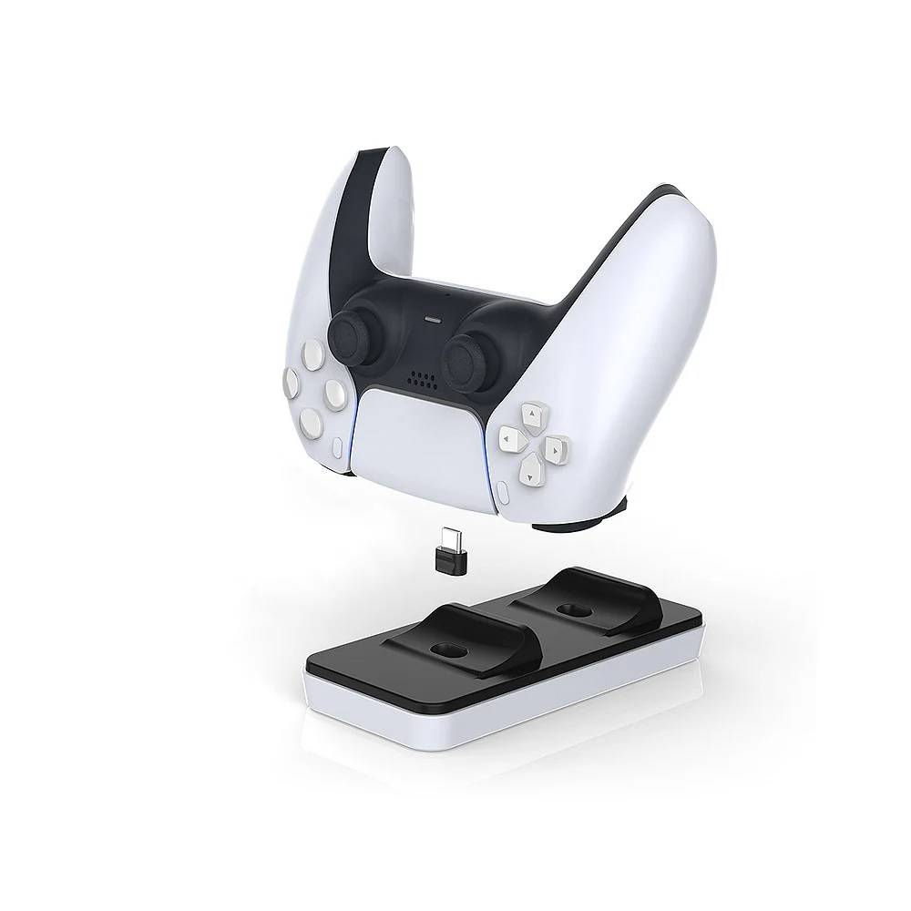 Новое зарядное устройство для контроллера PS5, устройство для подзарядки со съемным портом для беспроводного геймпада Playstation 5