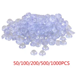 50/100/200/500/1000PCS Transparent Silicone 20x8x12mm  Round Soft Anti-slip Foot Pad for Furniture Feet Chair Cup Table Cabinet