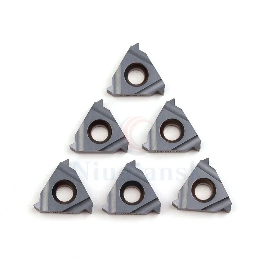 16ER 0.5 ISO 0.75 ISO 1.0 ISO 1.25 ISO 1.5 ISO 1.75 ISO 2.0 ISO 2.5 ISO 3.0 ISO 3.5 ISO LDA CNC inserti filettati inserti in metallo duro