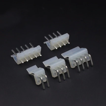 50set/lot 3.96 mm pitch CH3.96 - 2/3/4/5/6/7/8/9/12 Pin connector 50pcs Straight pin + 50pcs curved pin