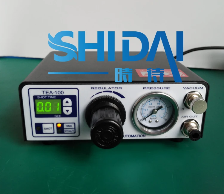 Máquina de distribuição automática manual de cola, semiautomática, válvula de distribuição, controlador de dispensação de barril de pressão