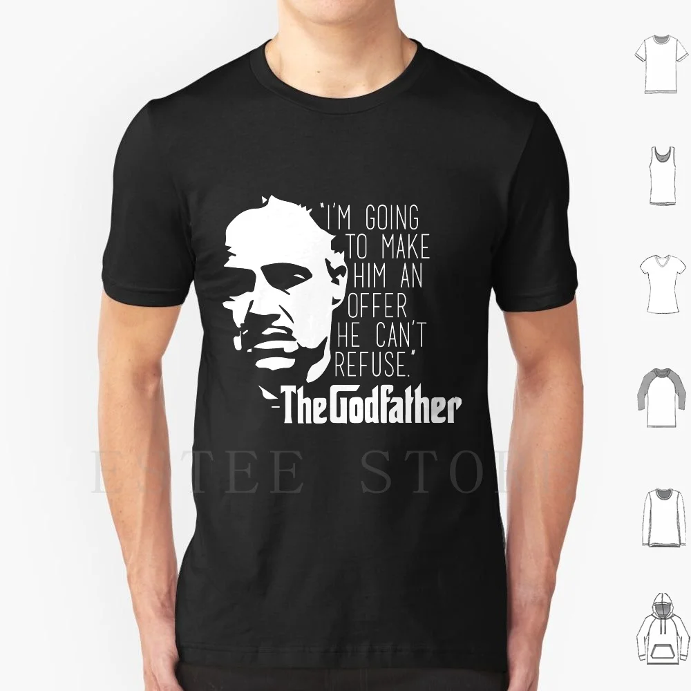 

The Godfather T Shirt Men Cotton 6xl The Godfather God Father Mafia Mobster Movie Film Classic Vintage Oldies Old Marlin Brando