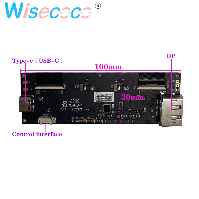 0,71-calowy ekran OLED Wyświetlacz AMOLED z podstawą Si-Base DP Type-c Płyta sterownicza USB-c ECX335B