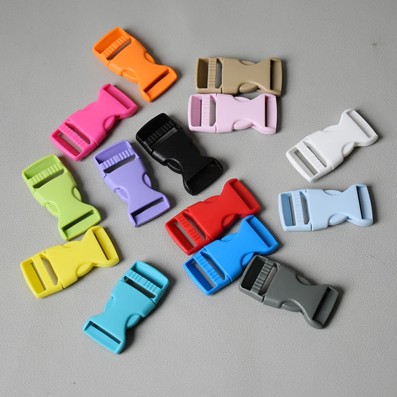 

100 Pcs 20mm wholesale plastic release buckle belt buckle for bag backpack pet dog collar necklace sewing accessories