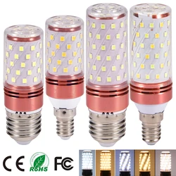 E27 E14 LED Candle Bulb 60 80 LEDs SMD2835 LED Corn Lamp Save Energy Home Light 9W 12W LED Bulb Indoor Decor Bombillas LED D30