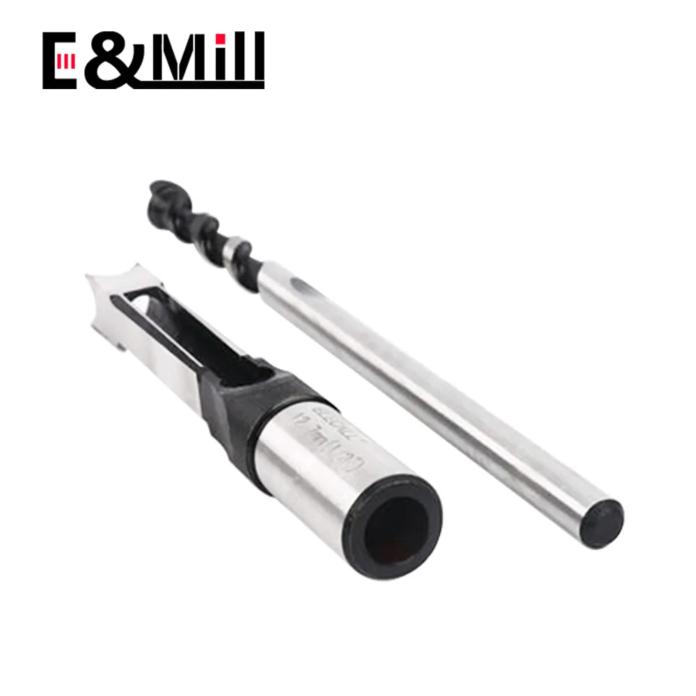 Woodworking Square Hole Drill Bit Punch Hole Opener Square Tenon Drill Square Hole Drill Tenon Drill Core Salad Drill Bit