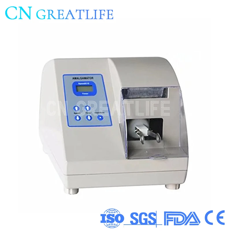 Digital Lcd Display Time Speed Adjust Dental Equipment 40w 2800rpm-5000rpm Material Mixer Dental Amalgam Amalgamator Machine