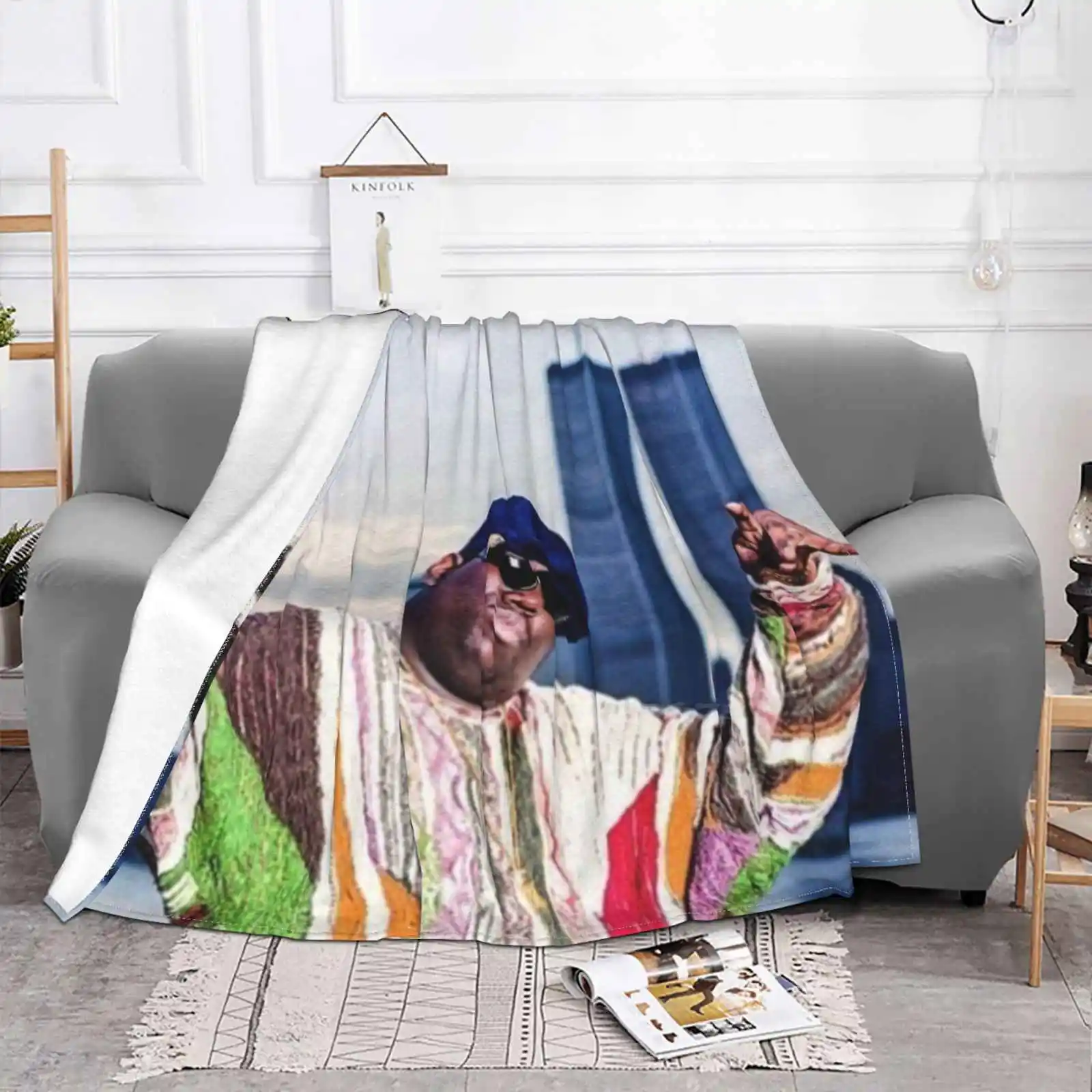 Creative Design Light Thin Soft Flannel Blanket Big Celebration Famous Rapper Old School Rap Mc Pac Y Dogg Legends Dmx Diddy