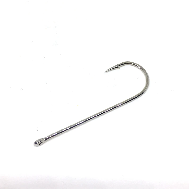 Wholesale By Bulk FishHook Live Bait Blood Worm Long Handle Hook Circle Eyed peche a la carpe carp fishing Tackles Pesca angeln