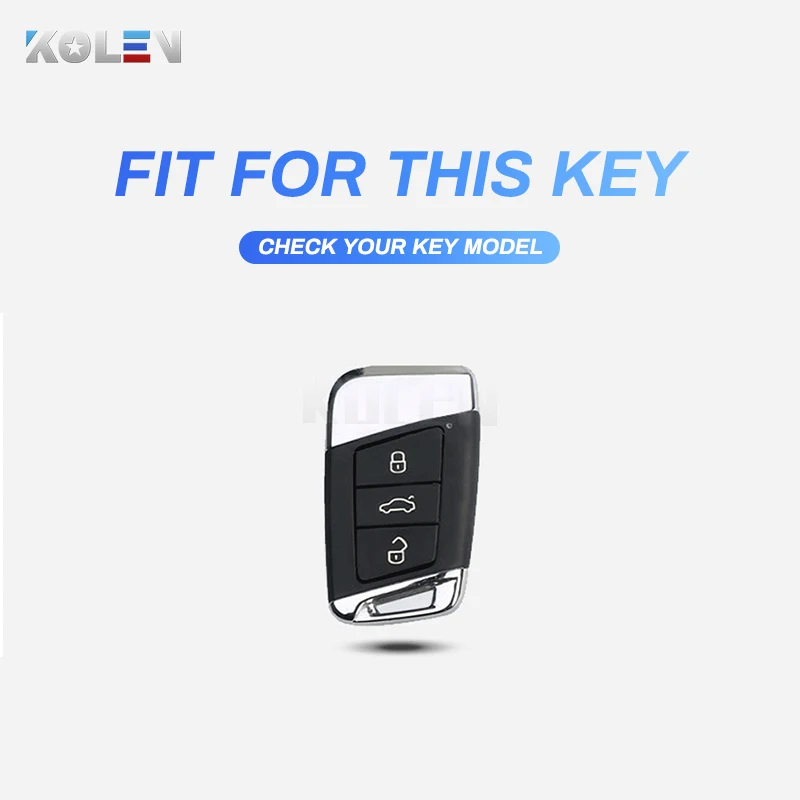 Tpu Leather Car Key Case Cover Protector Fob For VW Volkswagen Passat B8 Magotan Golf For Skoda Kodiaq Superb A7 Accessories - Image 3