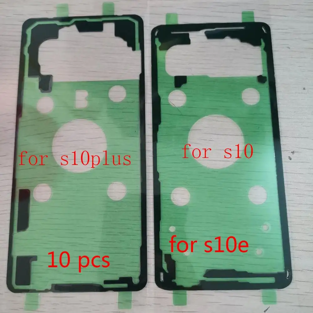 10 pcs Original Housing Adhesive For Samsung Galaxy S10 G973 / S10 Plus G975  S10+ / S10E G970 Battery Back Cover Tape Sticker