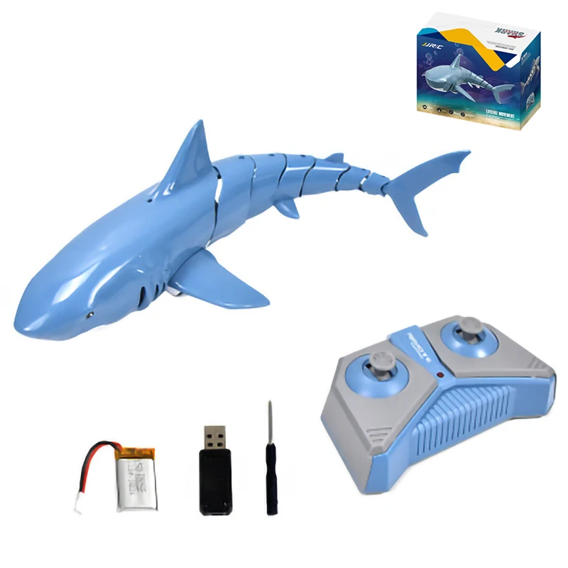 RC toy shark 2.4G Remote Control 1:18 Fish Boat Mini Radio electronic Swimming Pool Bathroom Water Small river gift for children