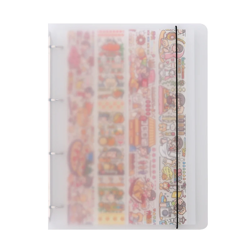 Release paper book double-sided loose leaf notebook stickers washi tapes collection storage book