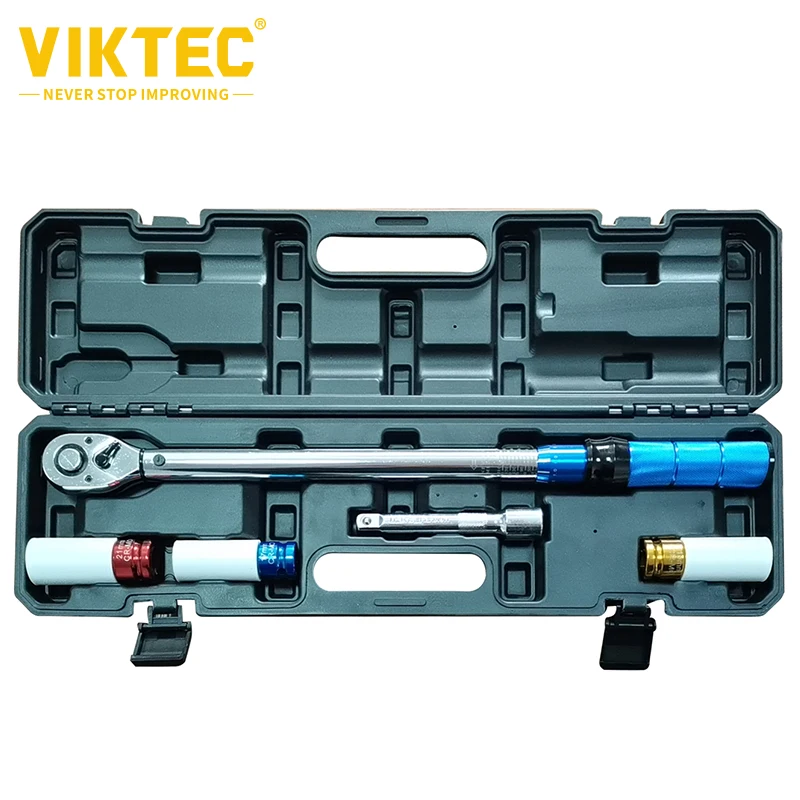 

VT14196MK1 5pc Torque Wrench 1/2 20-210N.m with 17 19 21mm Wheel Sockets