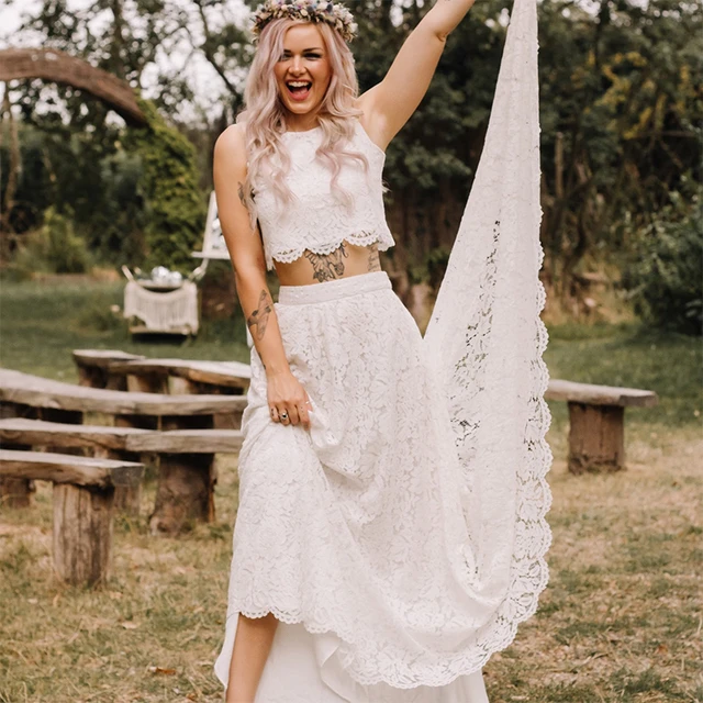 Jupe blanche mariage best sale