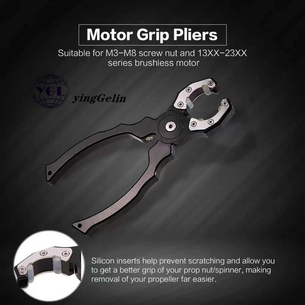 Motor Grip Pliers Fixed Clamp or Y-shape Hexgon Wrench 3-Way Socket Wrench for RC FPV Racing Spare Parts & Accessories DIY