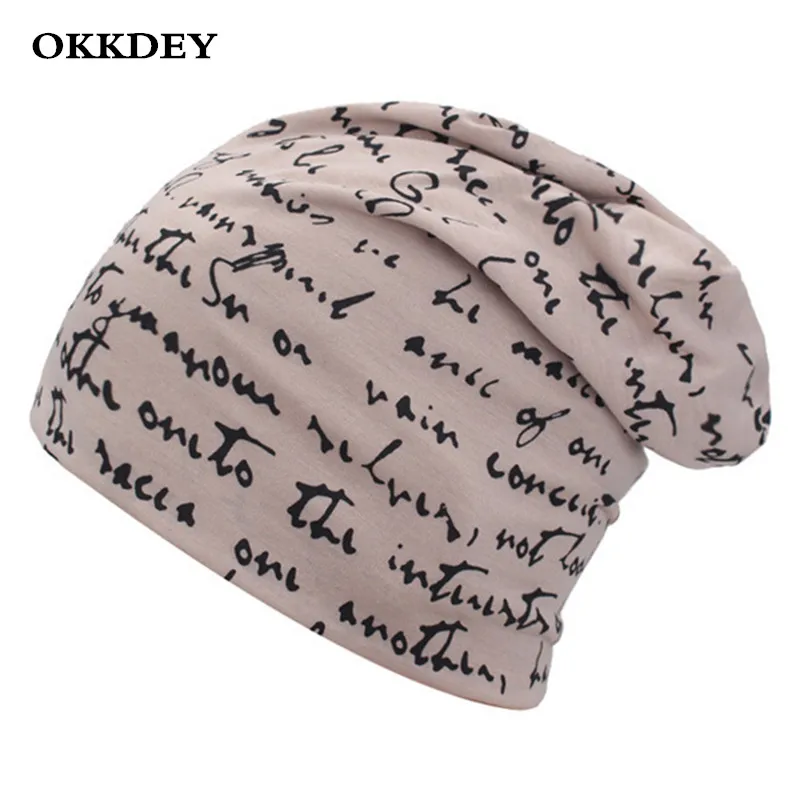 OKKDEY  Brand Women Men beanie Hat Unisex Autumn and Winter Warm knitted hat Ladies Fashion skullies Hip-hop Beanie For Mens cap