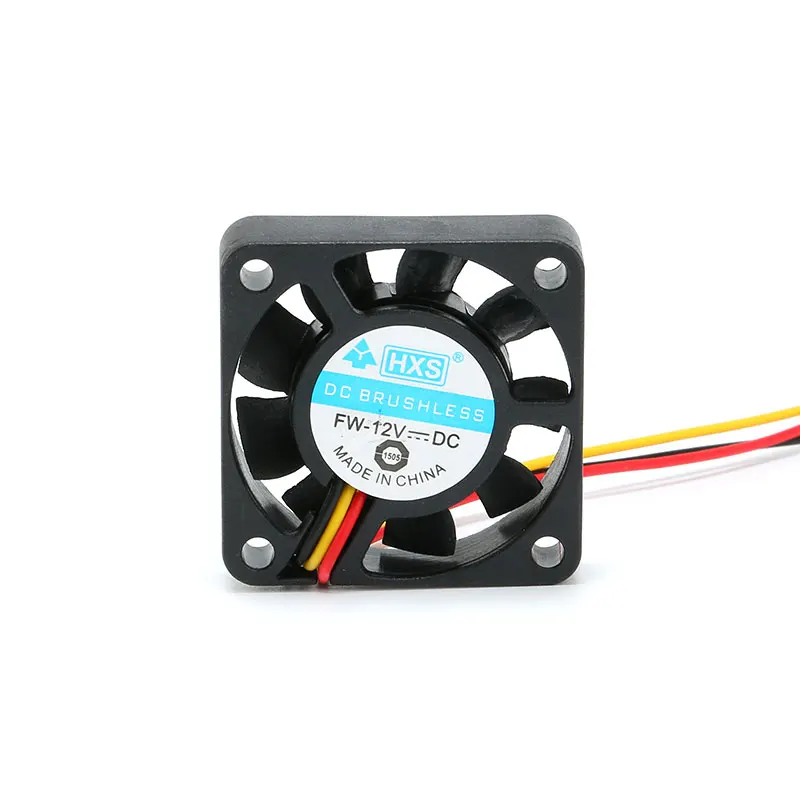 Ventilador de refrigeración de 12V CC, Enfriador de CPU y PC, radiador de ordenador, disipador de calor, 4x4cm, soplador USB Turbo sin escobillas