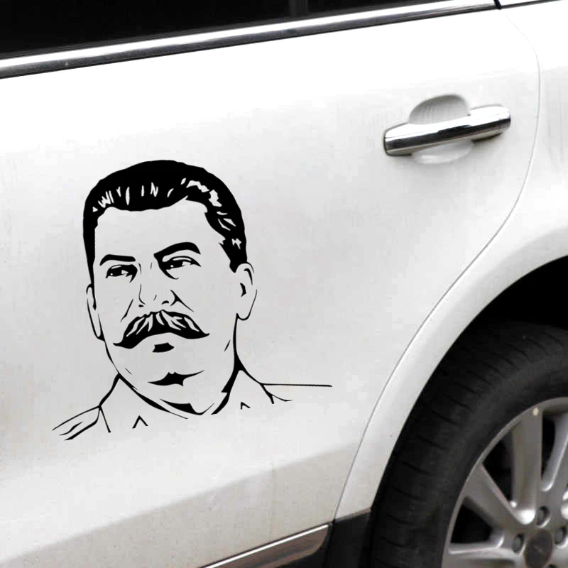 

CK2337# JABEL JOSEPH STALIN car sticker vinyl decal silver/black car auto stickers for car bumper window car decor