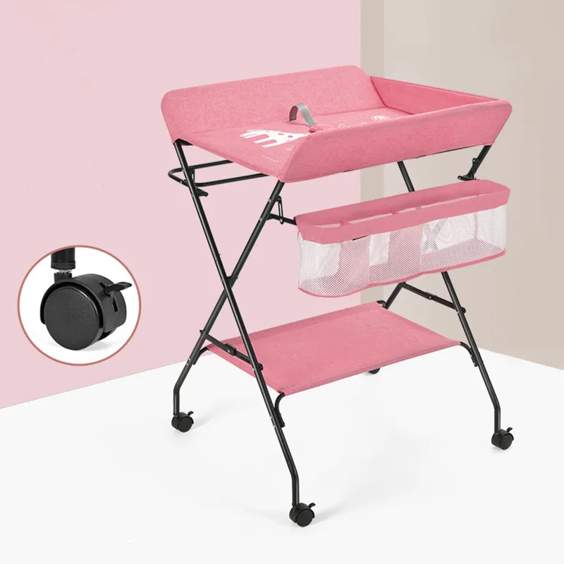 Multifunctional Baby Changing Station Foldable Newborn Diaper Changing Station Safety Nursing Station Baby Mat