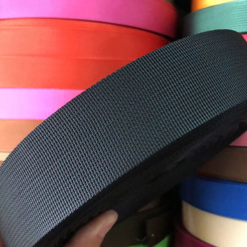 5yards 25mm Nylon Webbing Webbing Ribbon Band Strap Dog Collar Harness Outdoor Backpack Strapping Sewing Bag Bag Parts