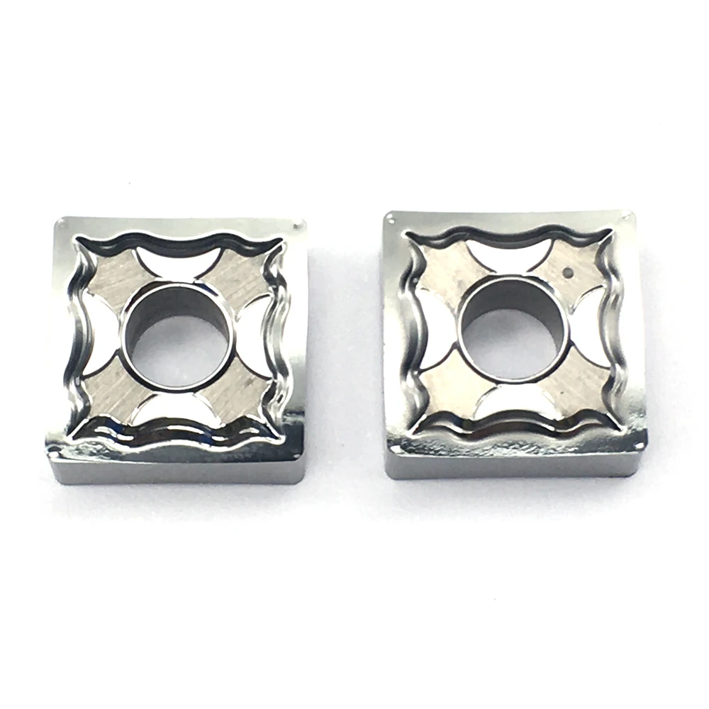 SNMG120408 HA H01 10 piezas cortador de aluminio inserto de cuchilla herramienta de corte herramientas de torneado CNC AL + estaño Aleación de madera