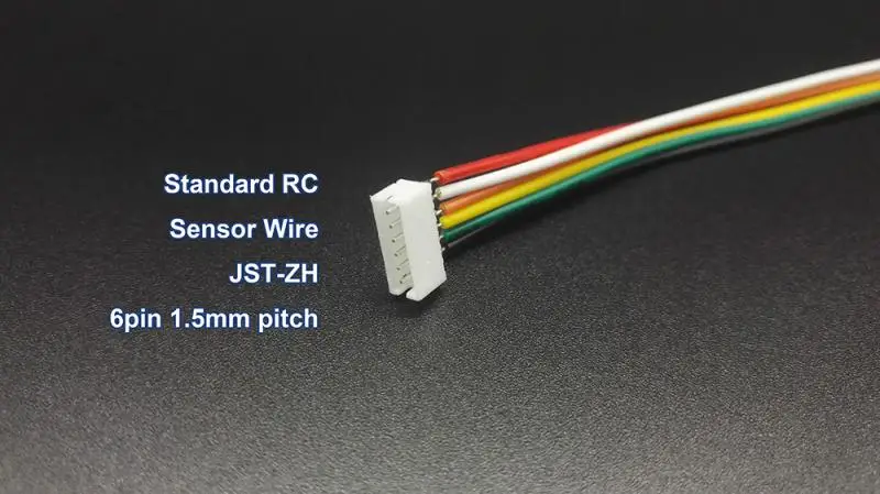 6pin to 5pin Hall Sensor Motor Transfer Cable 2.0 Female to 1.5 Male ESC Sensor Wire