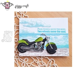 Piggy Craft metalowe matryce do wycinania matryce do wycinania dekoracja motocyklowa scrapbook papier rzemiosło nóż forma ostrze dziurkacz szablony matryce