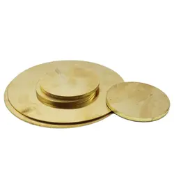 Solid Brass Round Plate 2mm 5mm 10mm 15mm 20mm 25mm 30mm 35mm 40mm 45mm 50mm 60mm 70mm 80mm 100mm 120mm 150mm 200mm