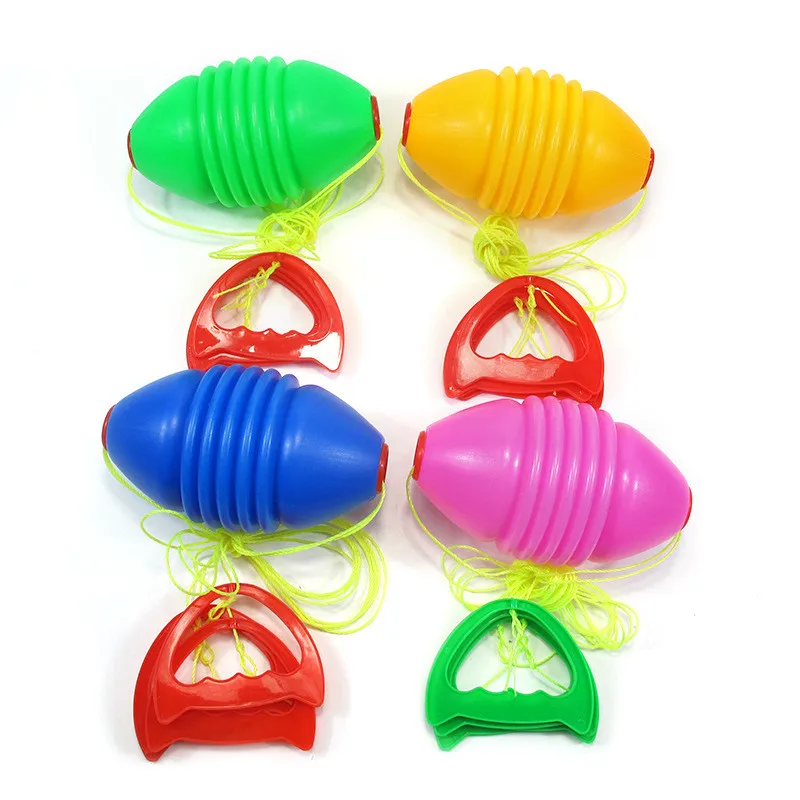 Children Shuttle Speed Juggling Ball Toys Through Pulling Ball Outdoor Games Kids Sensory Play Parent-Child Sports Toy Gift