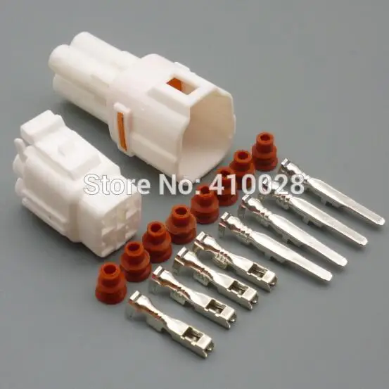 worldgolden 5/30/100sets kit 2.0mm 4pin 4way waterproof auto wire female male connector  6180-4771 6188-0004