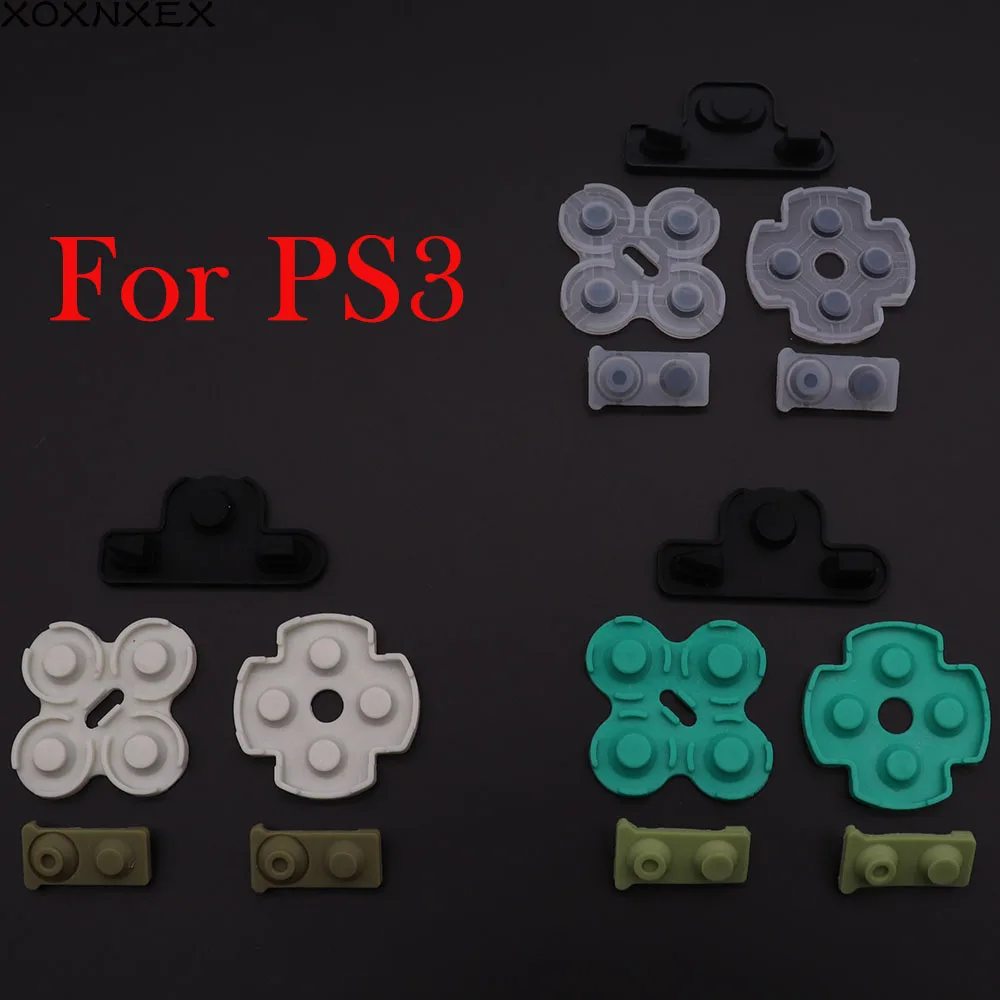 For Sony PS3 Controller Soft Rubber Replacement Silicone Conductive Adhesive Button Pad keypad