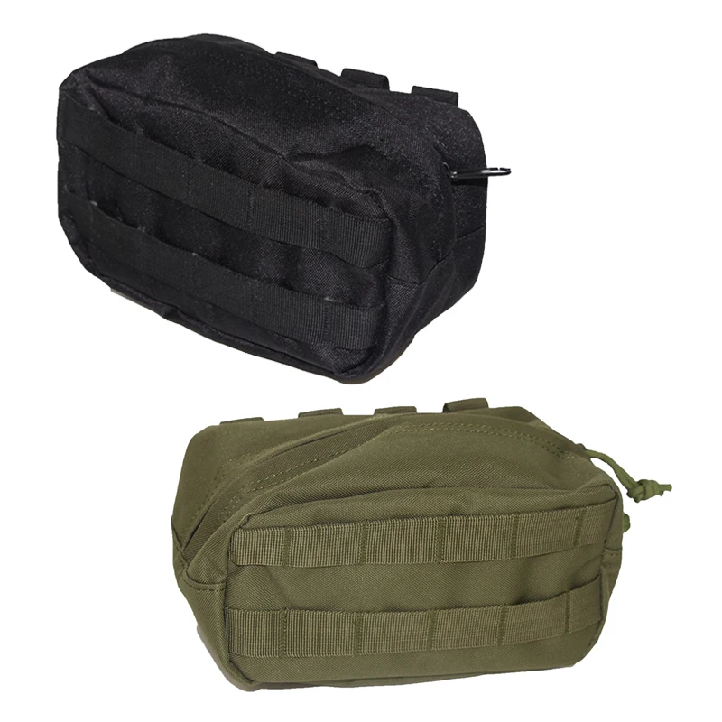 Outdoor Tactical Nylon Molle Pouch Folding Magazine Pouch Survival Medical Pocket Phone Tool Mag Pouch Recovery EDC Bag