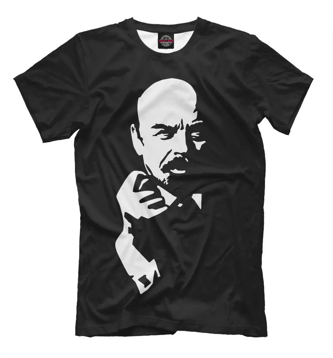 Camiseta de manga corta para hombre, camisa informal con cuello redondo, estilo Lenin Leader, comunista, URSS, Rusia, revolution, novedad de verano