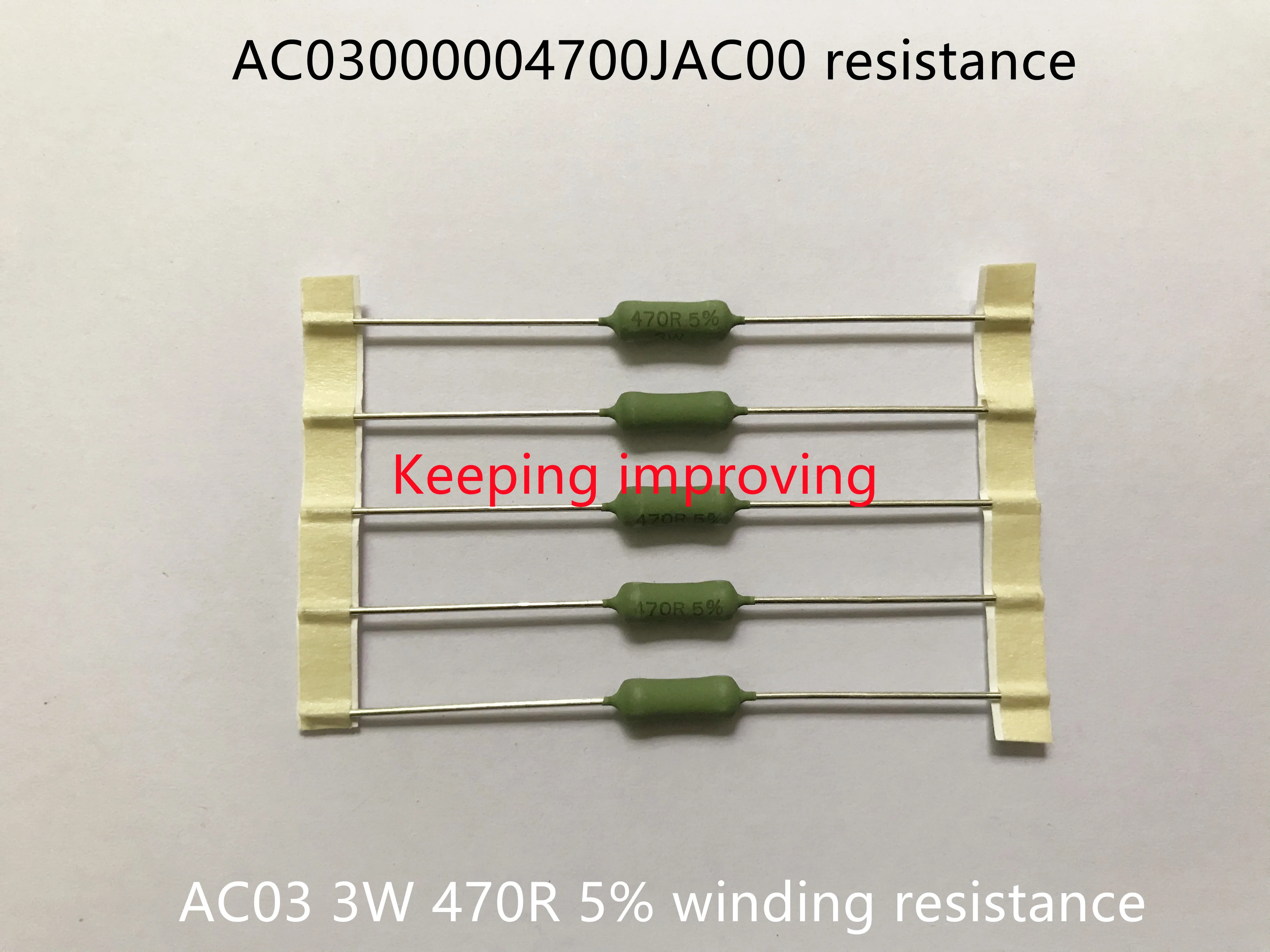 Original new 100% AC03000004700JAC00 AC03 3W 470R 5% winding resistance (Inductor) image 2