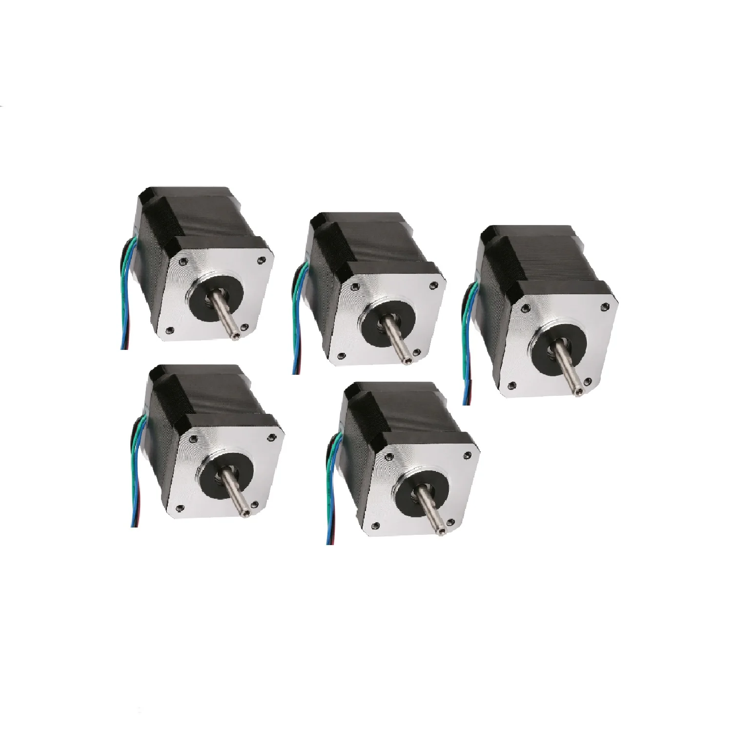 

EU Free shipping[3-8days ship] Stepper Motor 5PCS Nema17 78oz.in 1.5A 1m cable W Connector 3D Printer