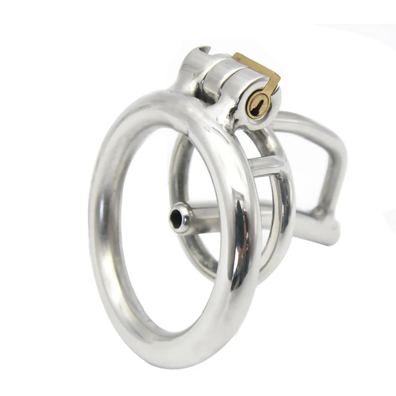 CHASTE BIRD New 304 Stainless Steel Male Chastity Device Cock Cage Belt with Stealth lock Ring Penis Ring Metal Tube A279