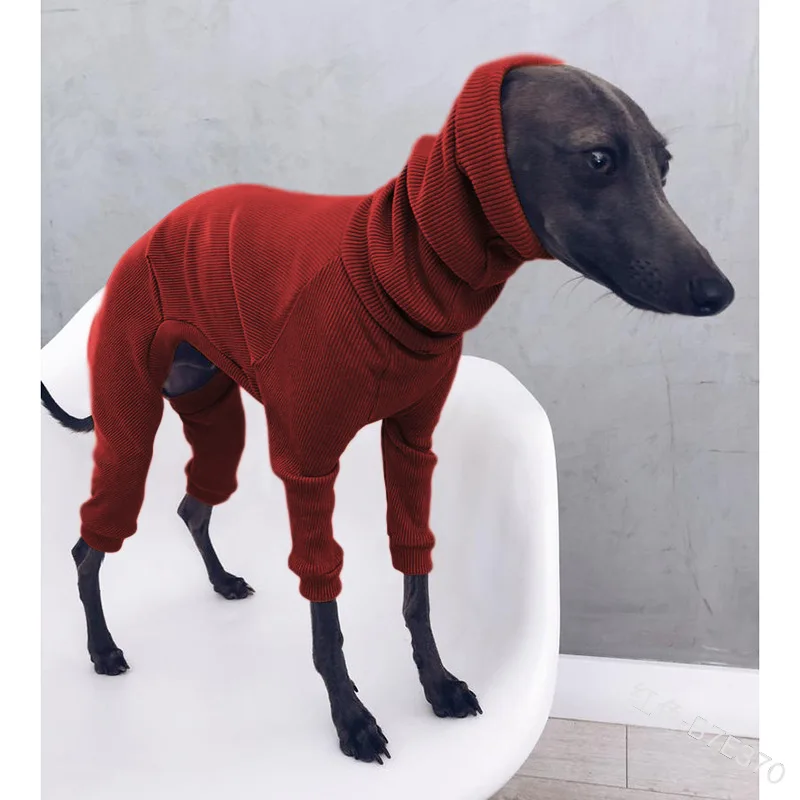 Wholesale Italian Greyhound Dog Clothes Comfortable Dog Jumpsuit for Small Medium Large Big Dogs Shepherd Pet Turtleneck Pajamas